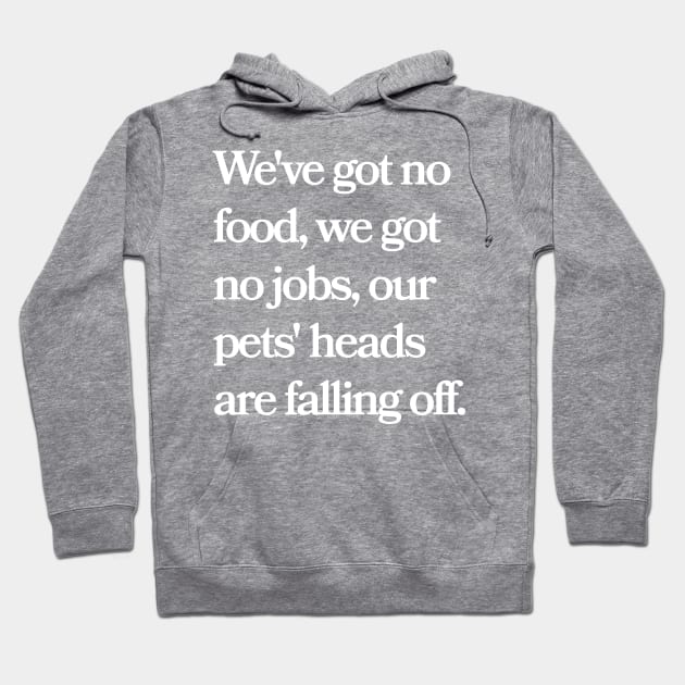 Pets' Heads Falling Off Hoodie by Bookmania